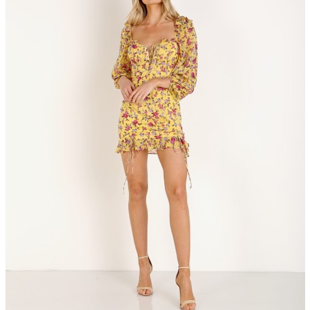 FOR LOVE & LEMONS Beaumont Floral Mini Dress